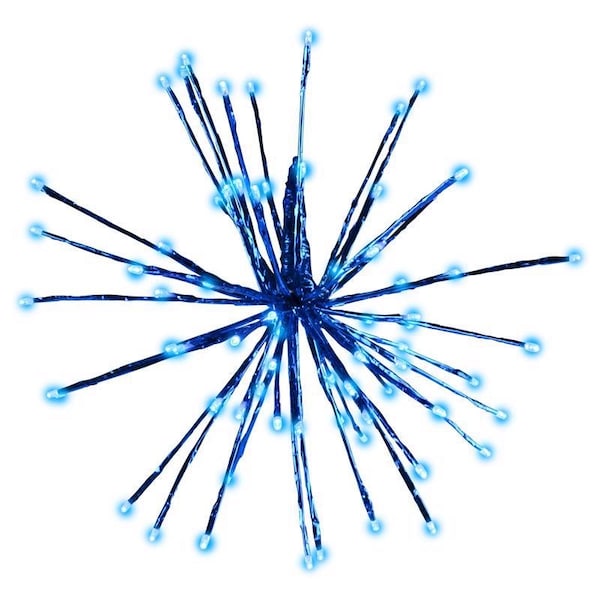 Celebrations Celebrations LED Blue 3-in-1 Radiant Blast 16 in. Pathway Decor 16RB3N1BBLA - main